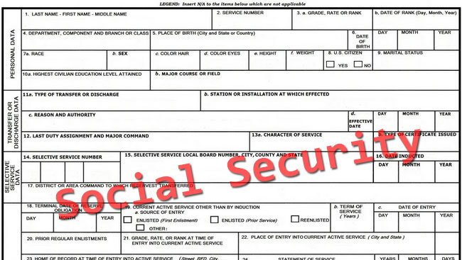 DD214 for Social Security